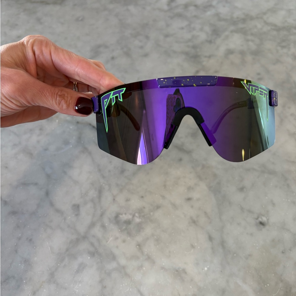 Pit Viper Purple and Black Sunglasses